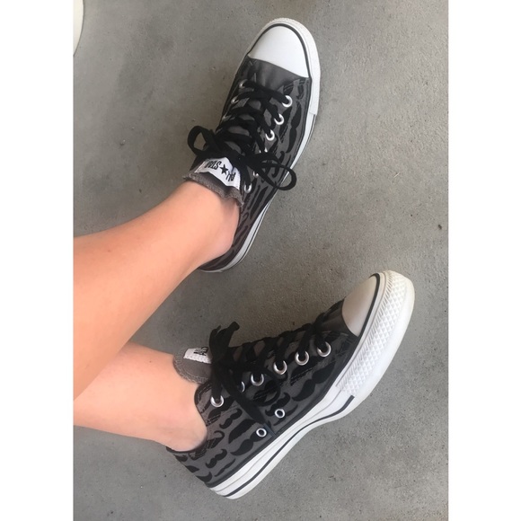 mustache converse
